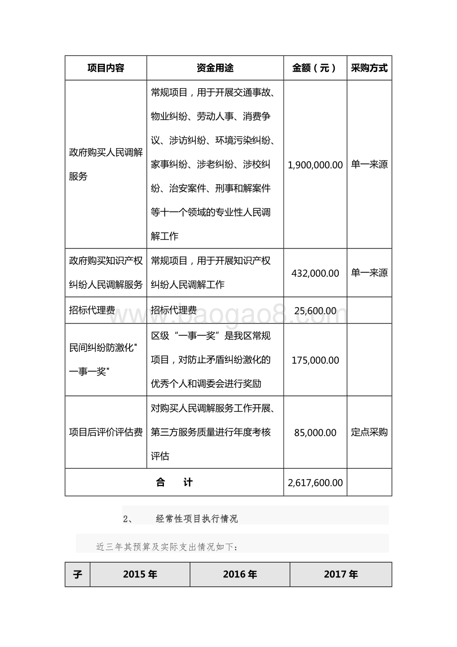 2018年人民调解业务经费项目前评价报告.docx_第5页