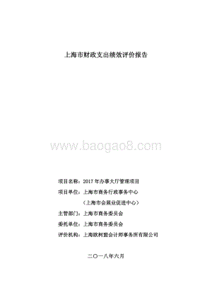 2017 年办事大厅管理项目绩效评价报告.pdf