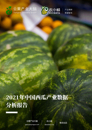 农小蜂：2021年中国西瓜产业数据分析报告_31页_35mb.pdf