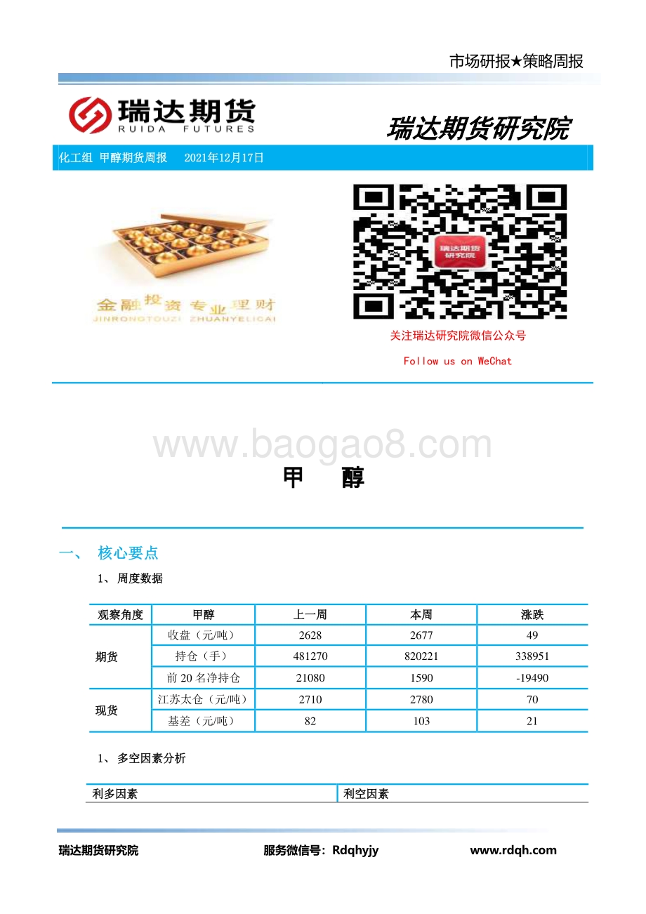 20211217-瑞达期货-甲醇期货周报_10页_774kb.pdf_第2页