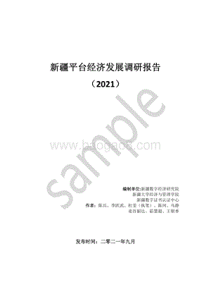 新疆平台经济发展调研报告（2021）_30页_1mb.pdf