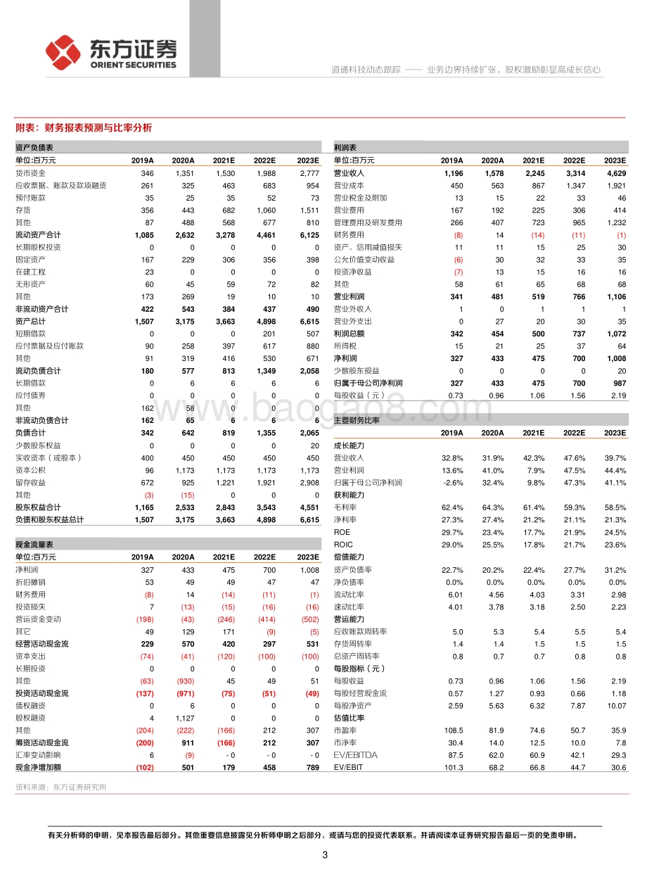 20211217-东方证券-道通科技-688208.SH-业务边界持续扩张_股权激励彰显高成长信心_5页_376kb.pdf_第3页
