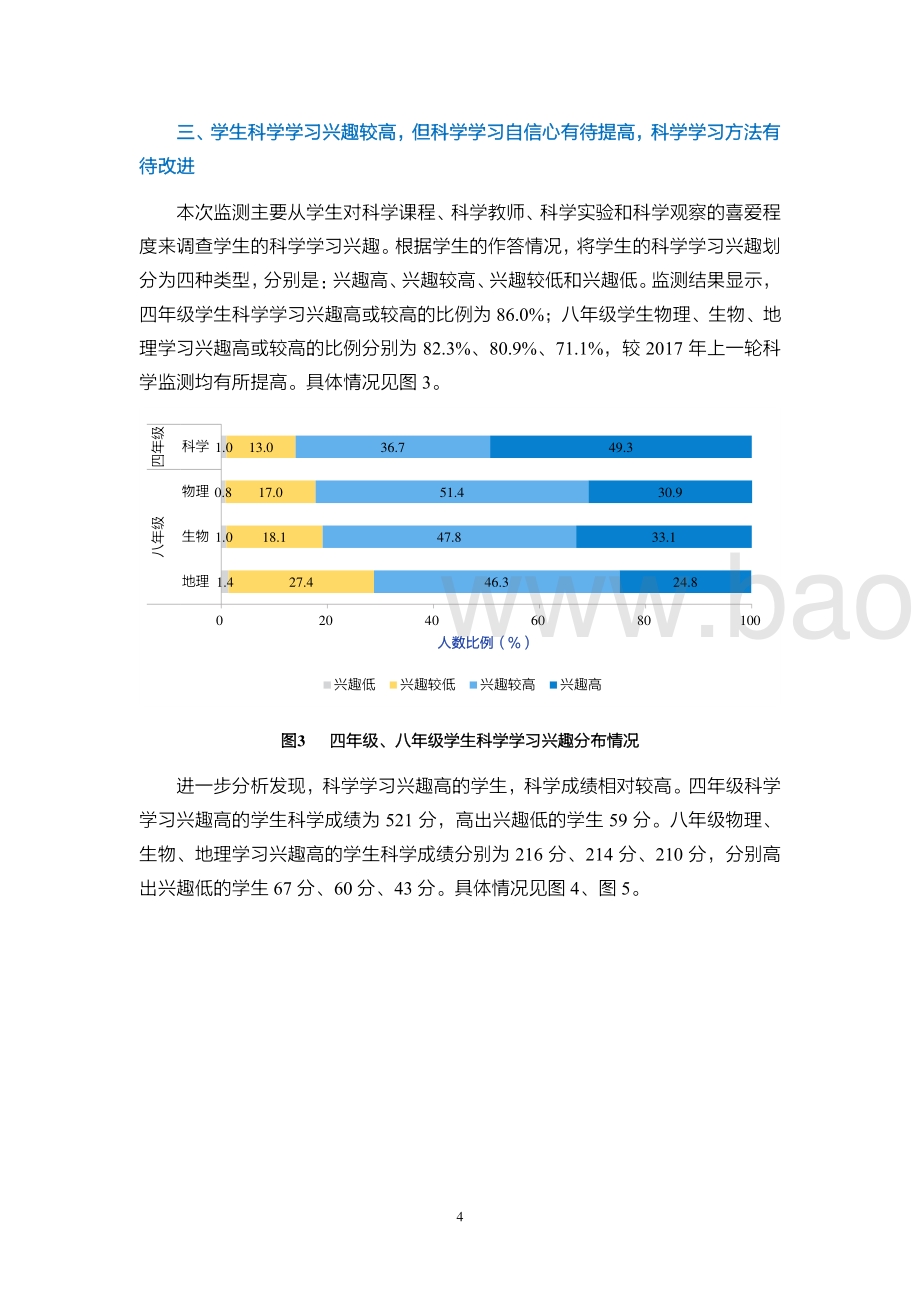 2020年国家义务教育质量监测——科学学习质量监测结果报告_18页_16mb.pdf_第5页