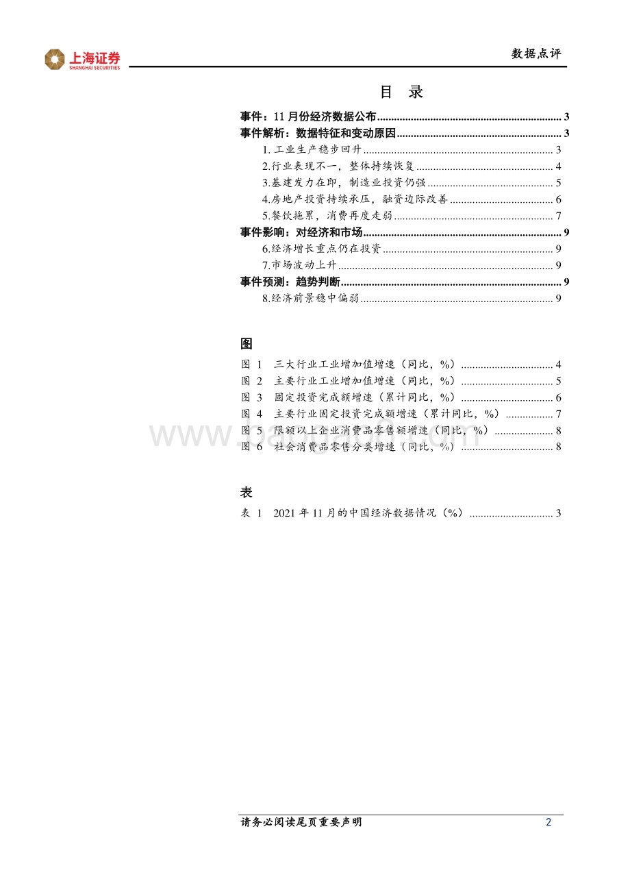 20211217-上海证券-2021年1-11月宏观数据点评_稳增长投资仍是重点_11页_1020kb.pdf_第2页
