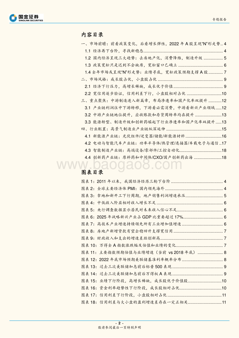 20211216-国金证券-2022年A股市场展望_大制造新篇章_产业链再延伸_20页_2mb.pdf_第2页