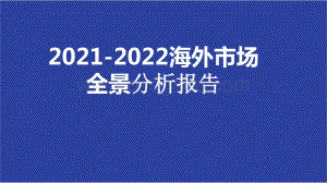 2021-2022海外市场全景分析报告.pptx