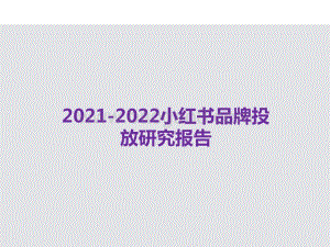 2021-2022小红书品牌投放研究报告.pptx
