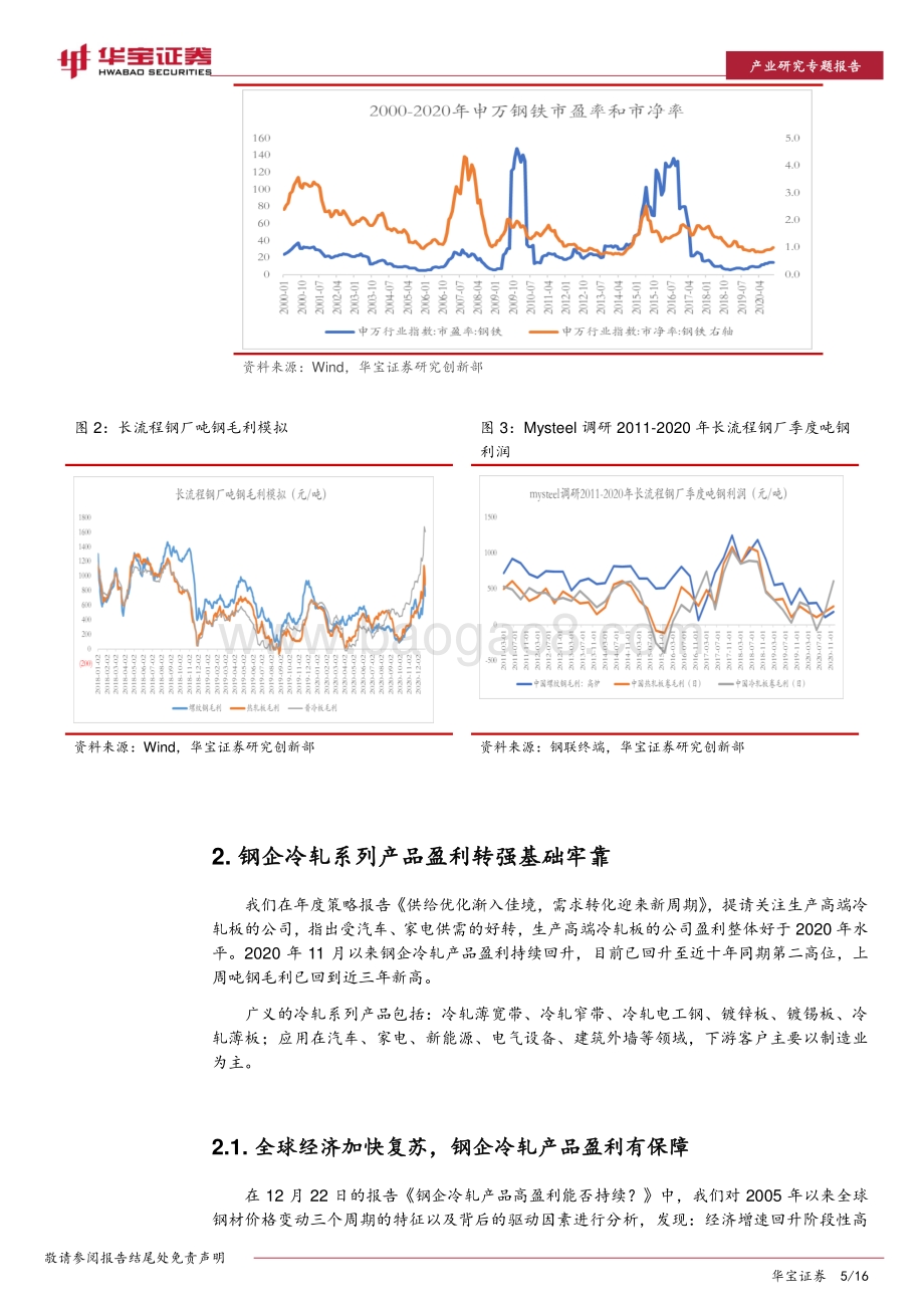 钢铁行业研究专题报告：拥抱顺周期布局高端冷轧产品企业正当时.pdf_第5页