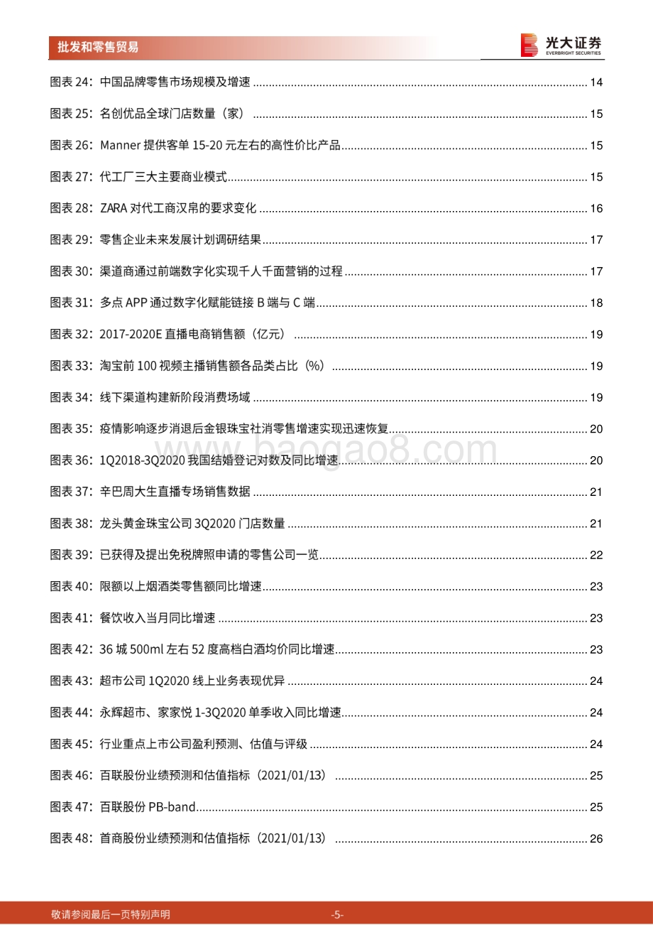 商贸零售行业2021年投资策略：掘金消费“首尾”机会和渠道变革布局高成长性渠道.pdf_第5页