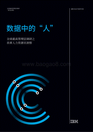 全球最高管理层调研之首席人力资源官洞察：数据中的“人”.pdf
