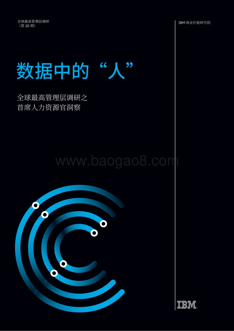 全球最高管理层调研之首席人力资源官洞察：数据中的“人”.pdf_第1页