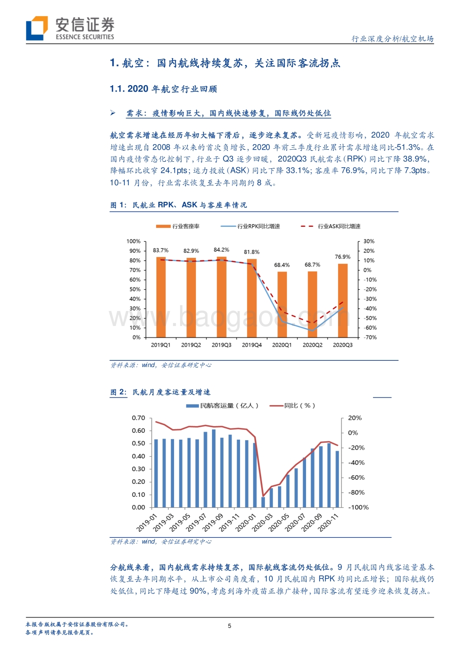航空机场2021年度策略：复苏在望左侧布局.pdf_第5页