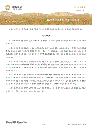2020年中国水泥行业信用展望.pdf