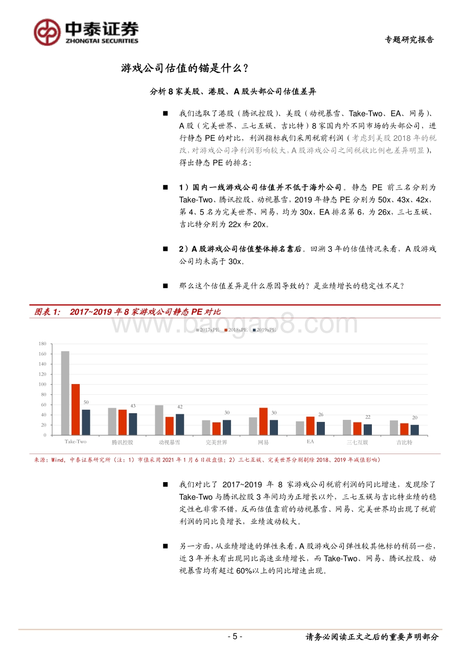游戏专题之一：估值的锚：对比中美游戏公司.pdf_第5页