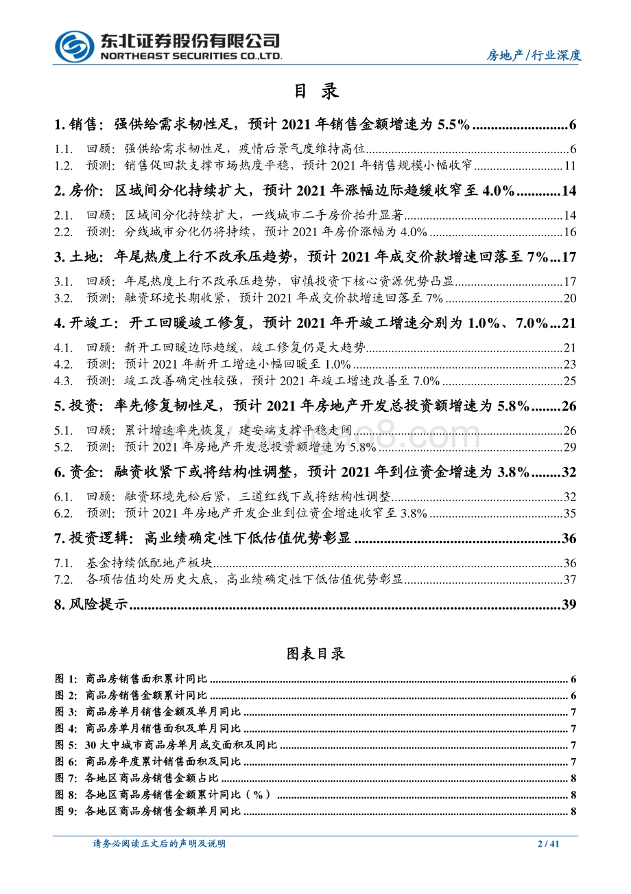 2021年房地产行业投资策略：莫听穿林打叶声何妨吟啸且徐行.pdf_第2页