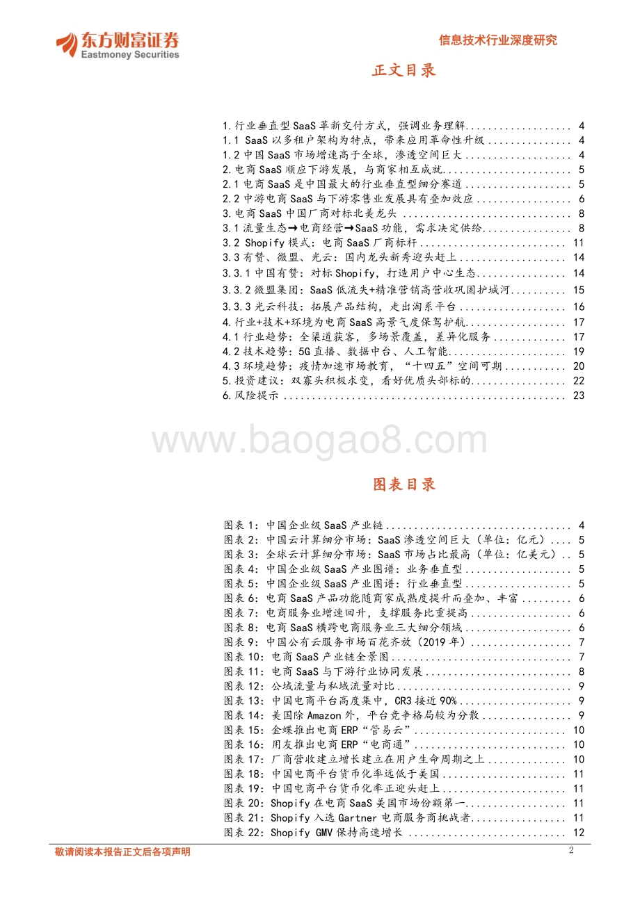 电商SaaS：垂直行业驱动的生态好生意.pdf_第2页
