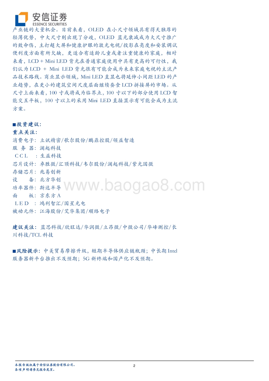电子元器件：国产替代引领半导体发展可穿戴、AIOT驱动消费电子下一个黄金十年.pdf_第2页