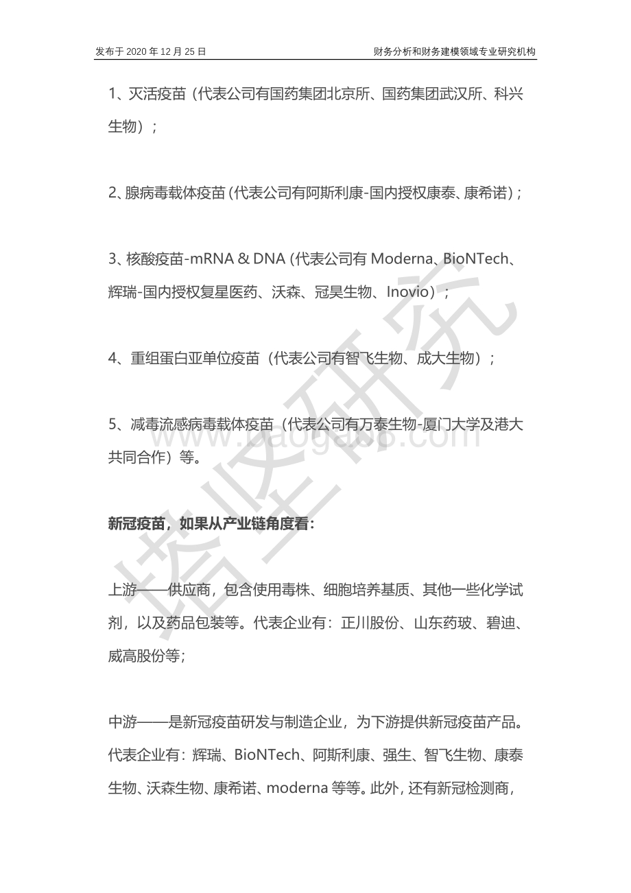 智飞、国药、科兴、BioNTech、Moderna新冠疫苗产业链的增长逻辑是什么？.pdf_第2页