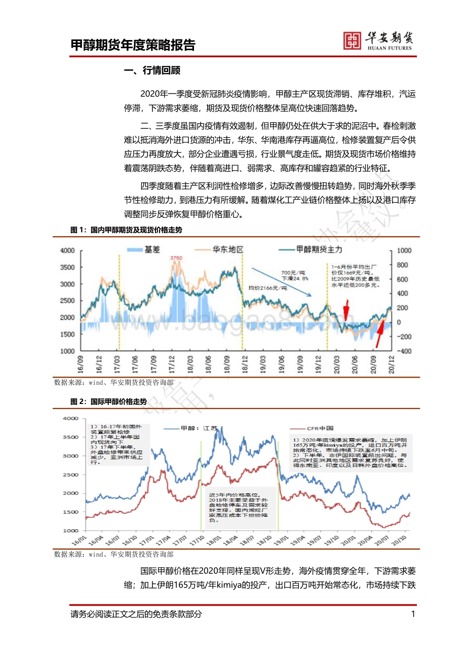 2021年甲醇市场展望：需求支撑力度减弱布局阶段性机会.pdf_第4页