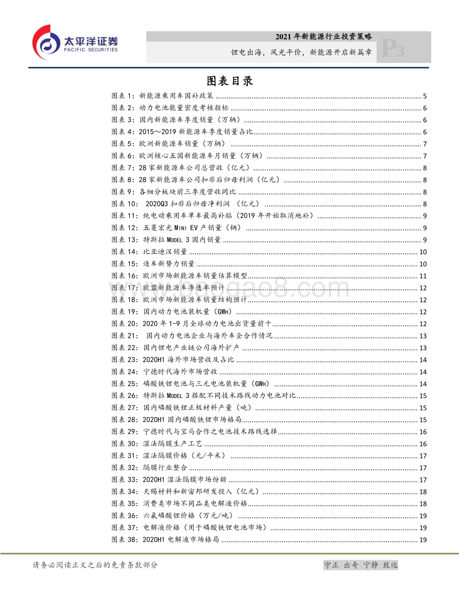 2021年新能源行业投资策略：锂电出海风光平价新能源开启新篇章.pdf_第3页