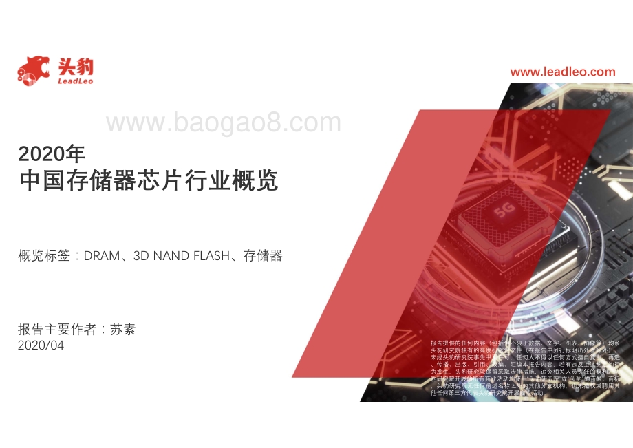 2020年中国存储器芯片行业概览.pdf_第1页