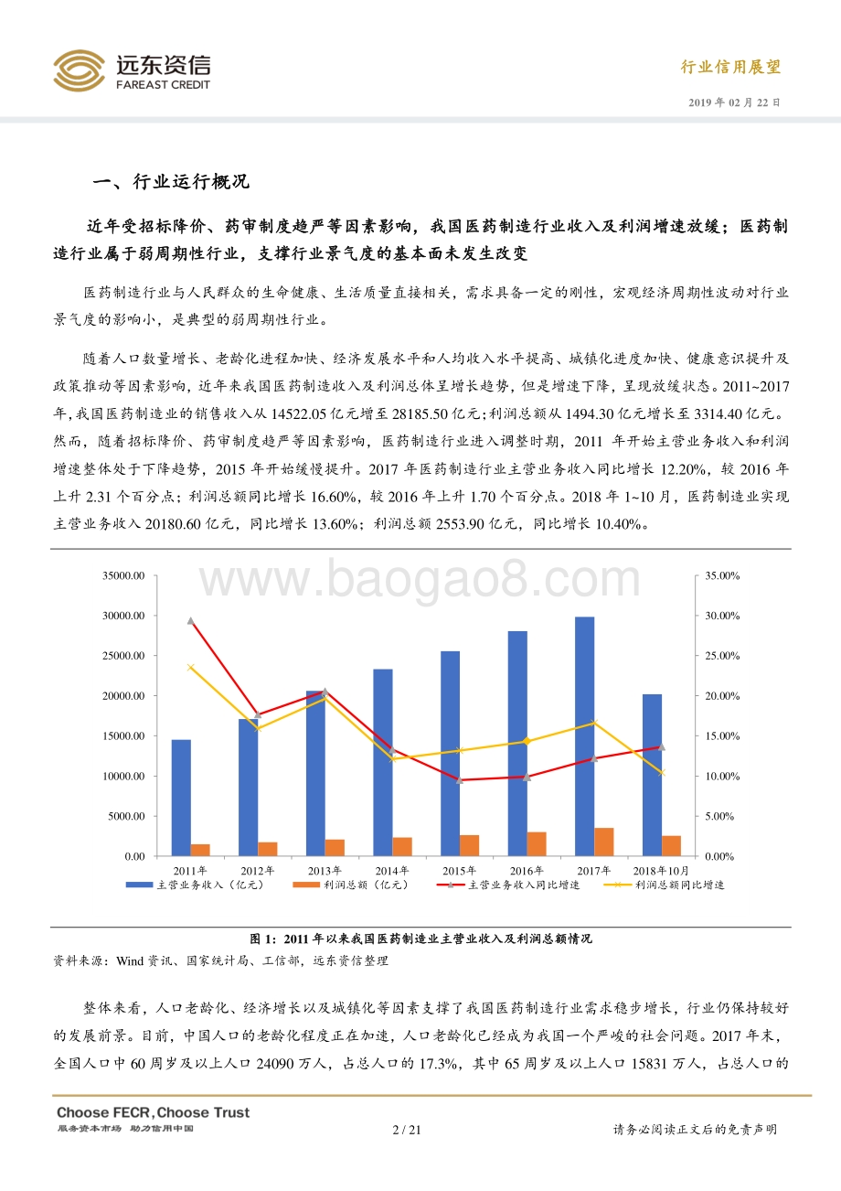 2019年医药制造行业信用展望.pdf_第2页