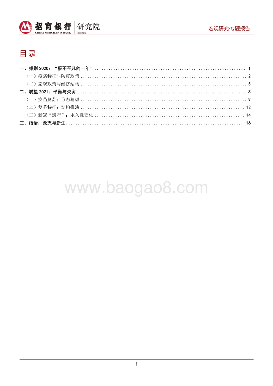 2021年宏观经济展望：平衡与失衡毁灭与新生.pdf_第2页