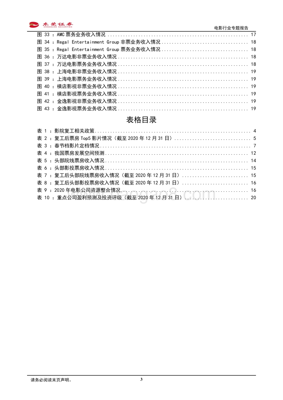 电影行业专题报告：春节档期临近行业短期有望迎催化对标北美市场长期看需求释放及供给变革.pdf_第3页