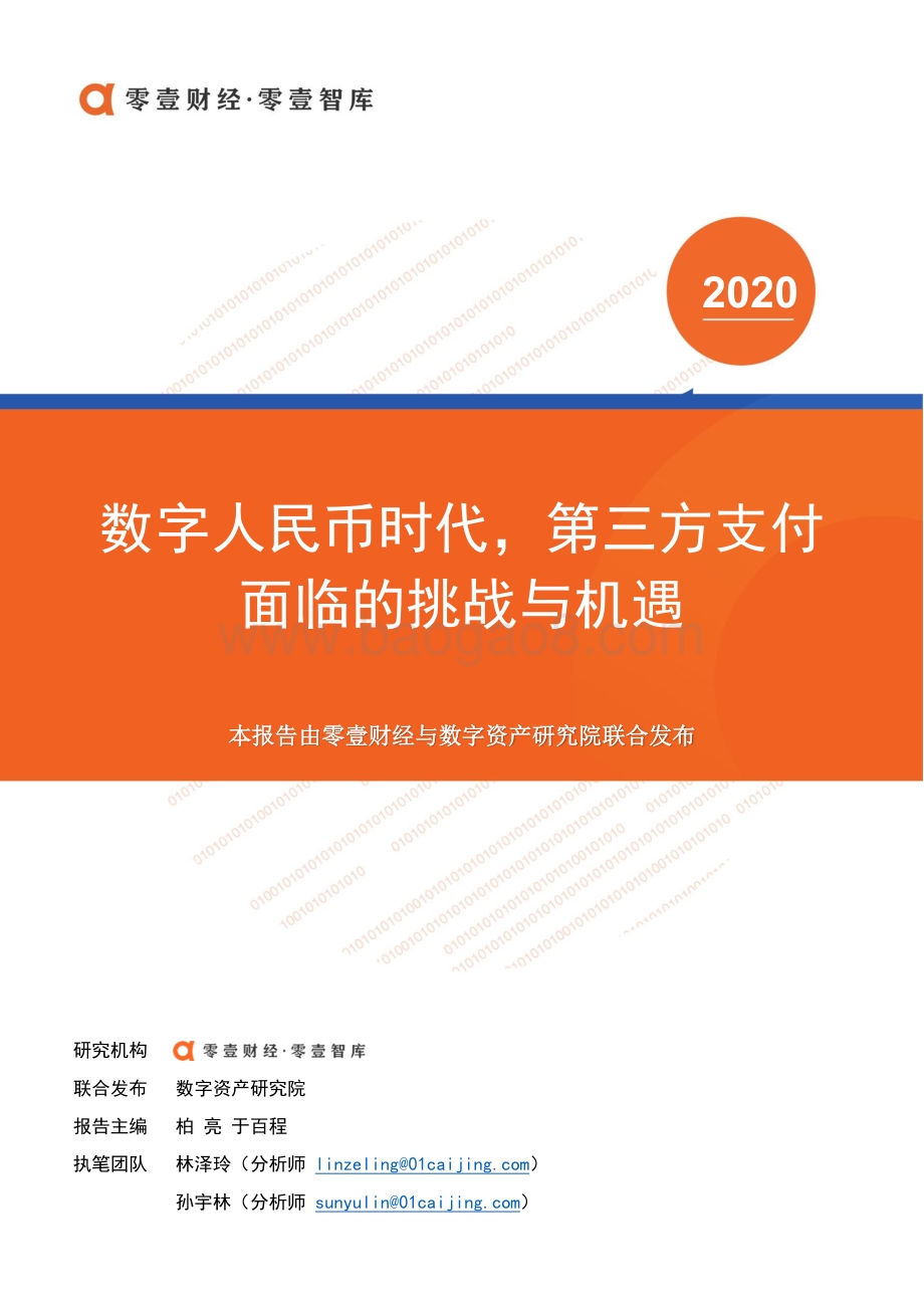 数字人民币时代第三方支付面临的挑战与机遇.pdf_第1页