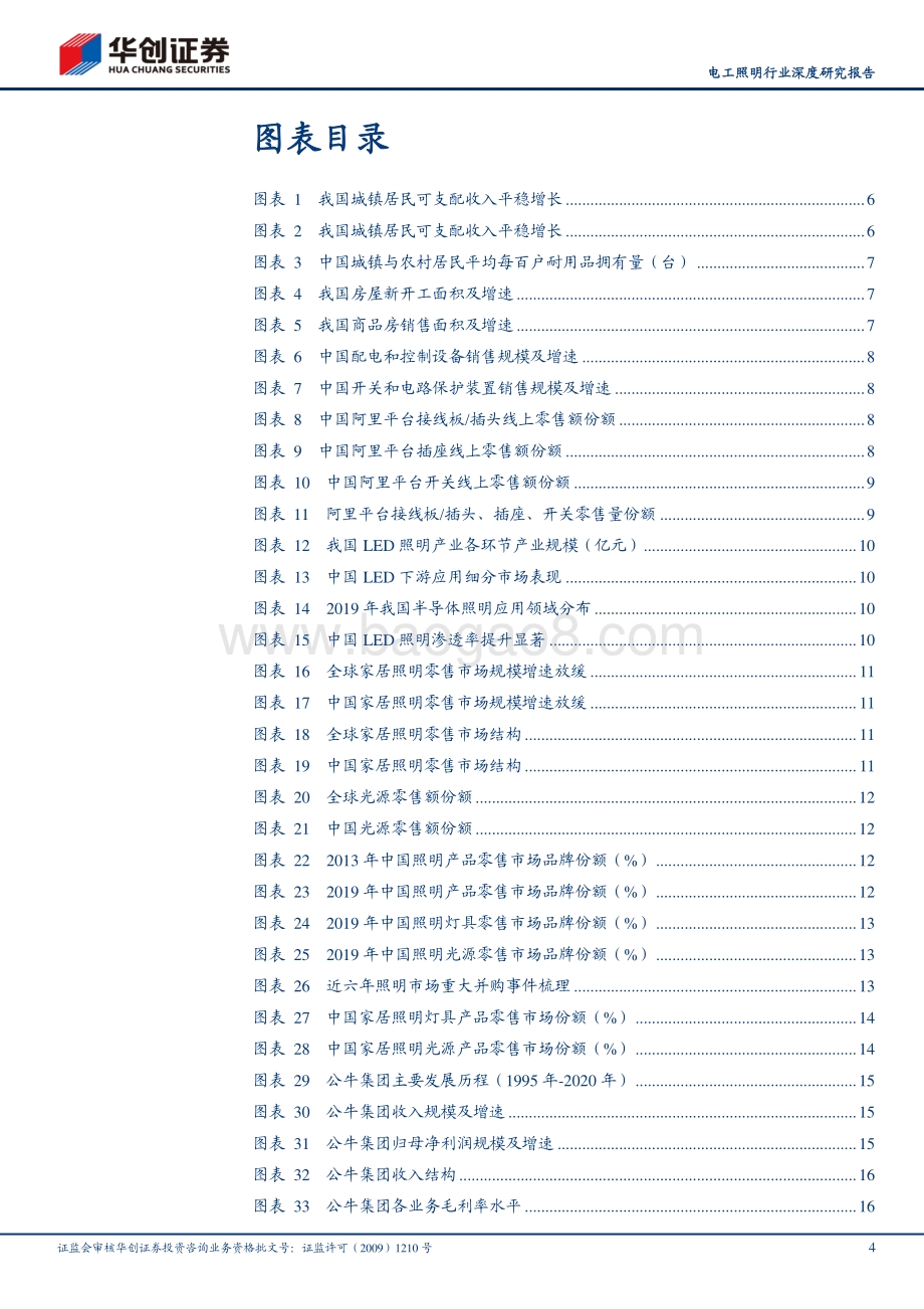 电工照明行业深度研究报告：后疫情时代行业复苏开启龙头竞争实力凸显.pdf_第4页
