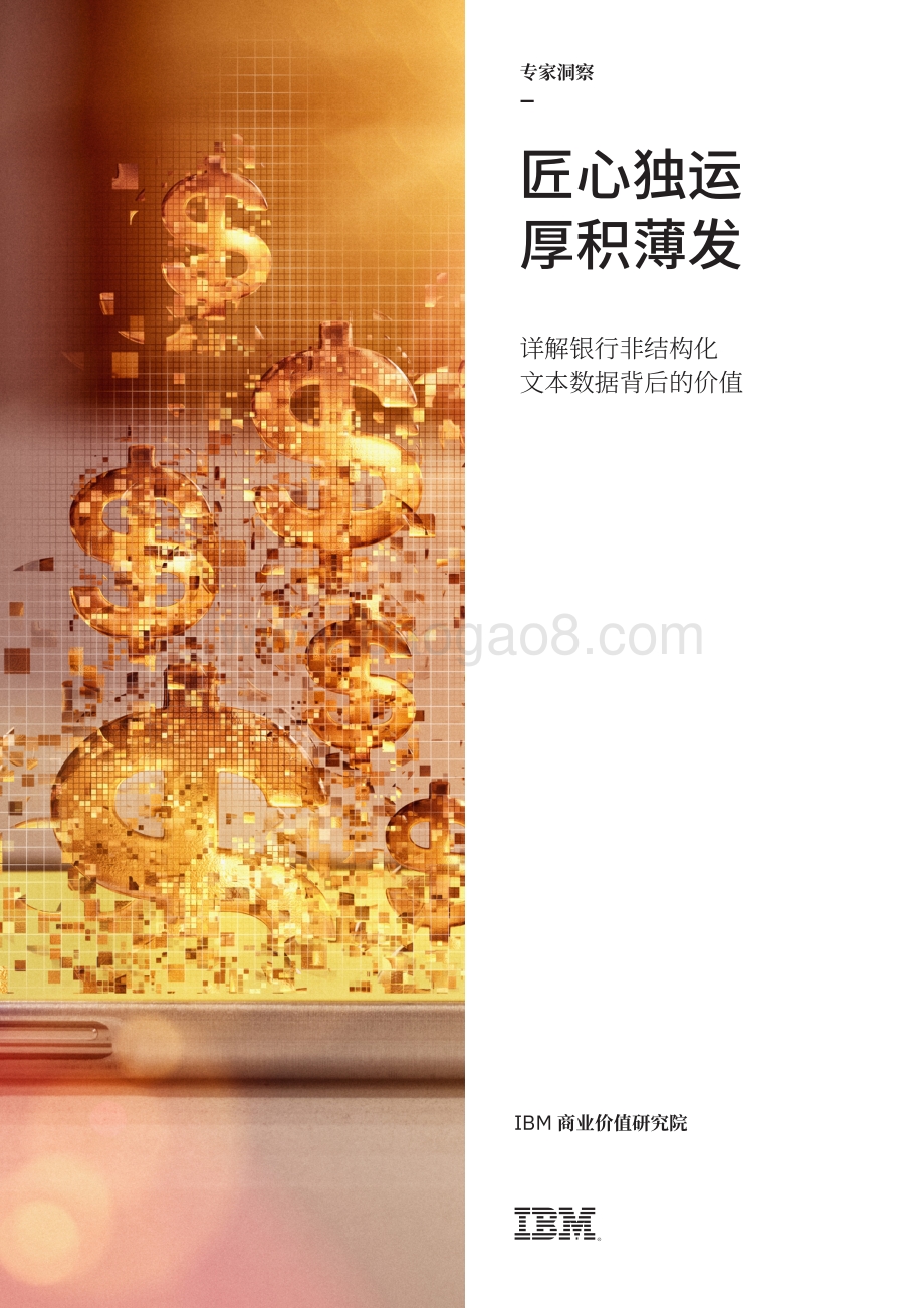 匠心独运厚积薄发：详解银行非结构化文本数据背后的价值.pdf_第1页
