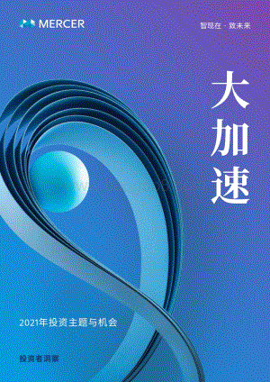 2021年投资主题与机会：大加速.pdf