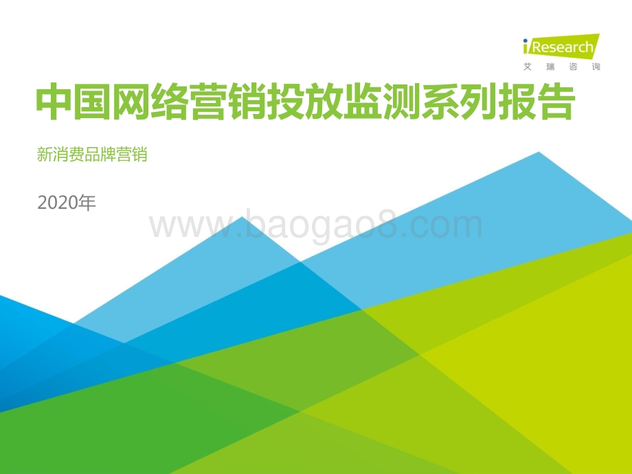 2020年中国网络营销投放监测系列报告：新消费品牌营销.pptx_第1页