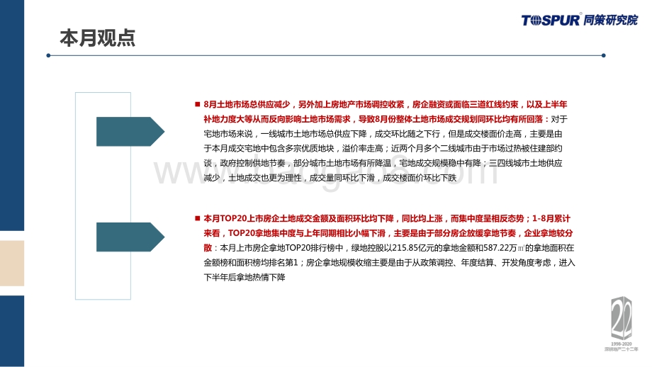 2020年8月全国土地市场监测月报.pdf_第2页