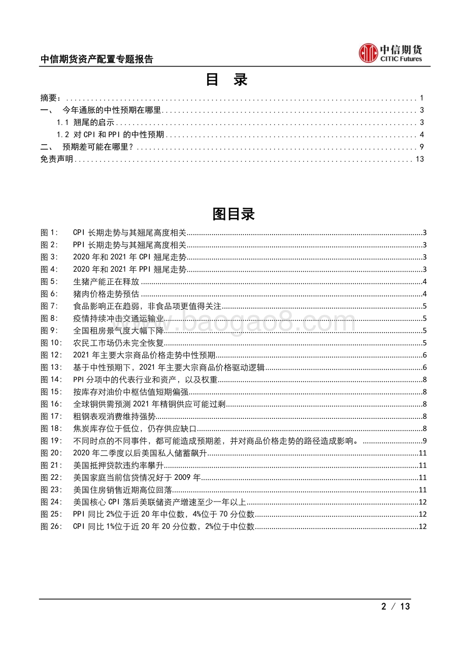 通胀系列专题三：2021年通胀预期的沙盘推演.pdf_第2页