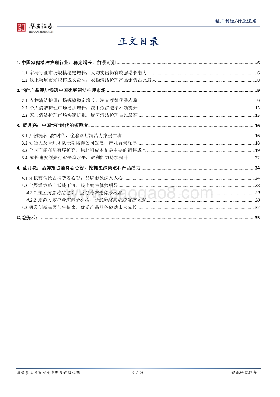 中国家清行业迭代升级蓝月亮领跑“液”时代.pdf_第3页