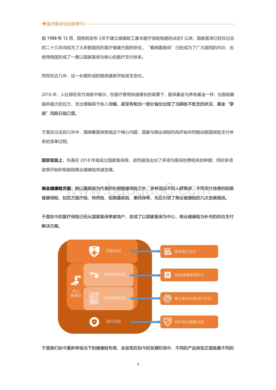医疗数字化创新季刊：医疗保险重构四大场景迎数字化解决方案.pdf_第5页