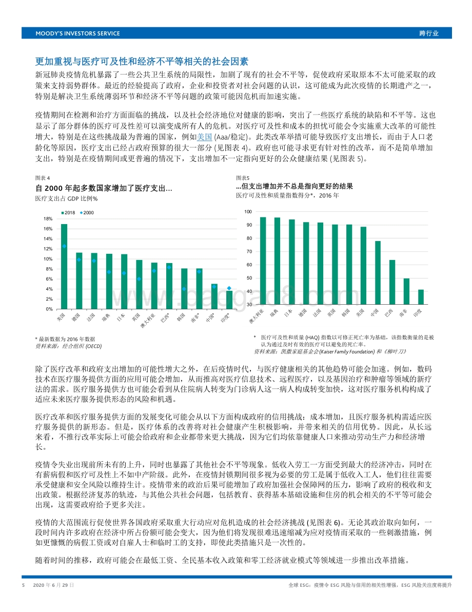 全球ESG：疫情令ESG风险与信用的相关性增强ESG风险关注度将提升.pdf_第5页