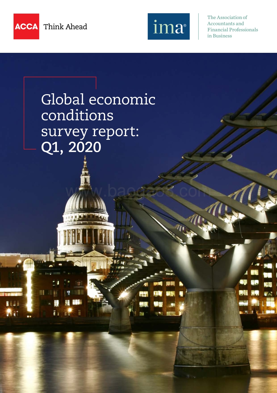 2020年Q1全球经济状况调研报告（英文版）.pdf_第1页