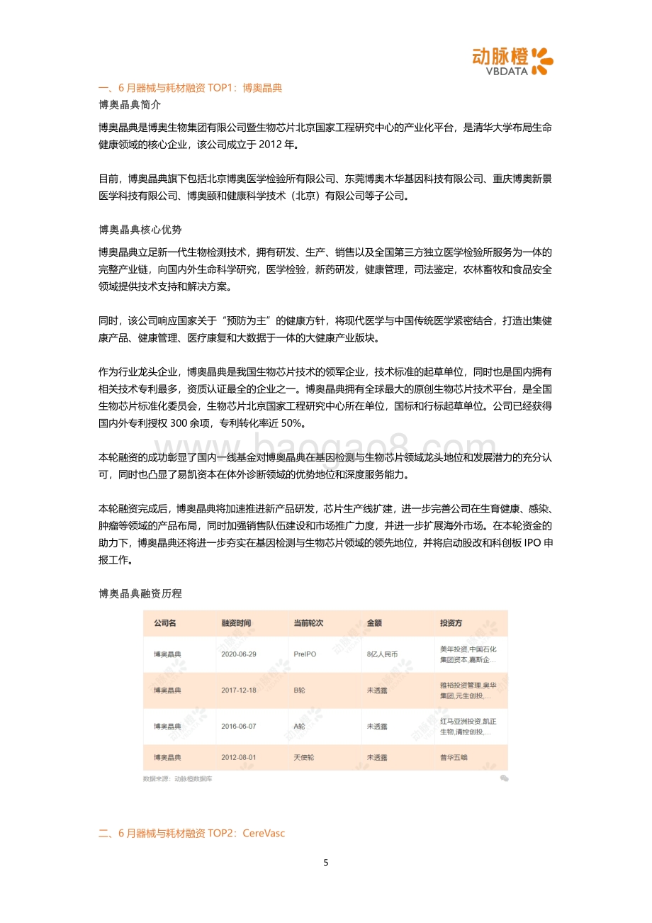 2020年6月全球医疗器械投融资月报.pdf_第5页
