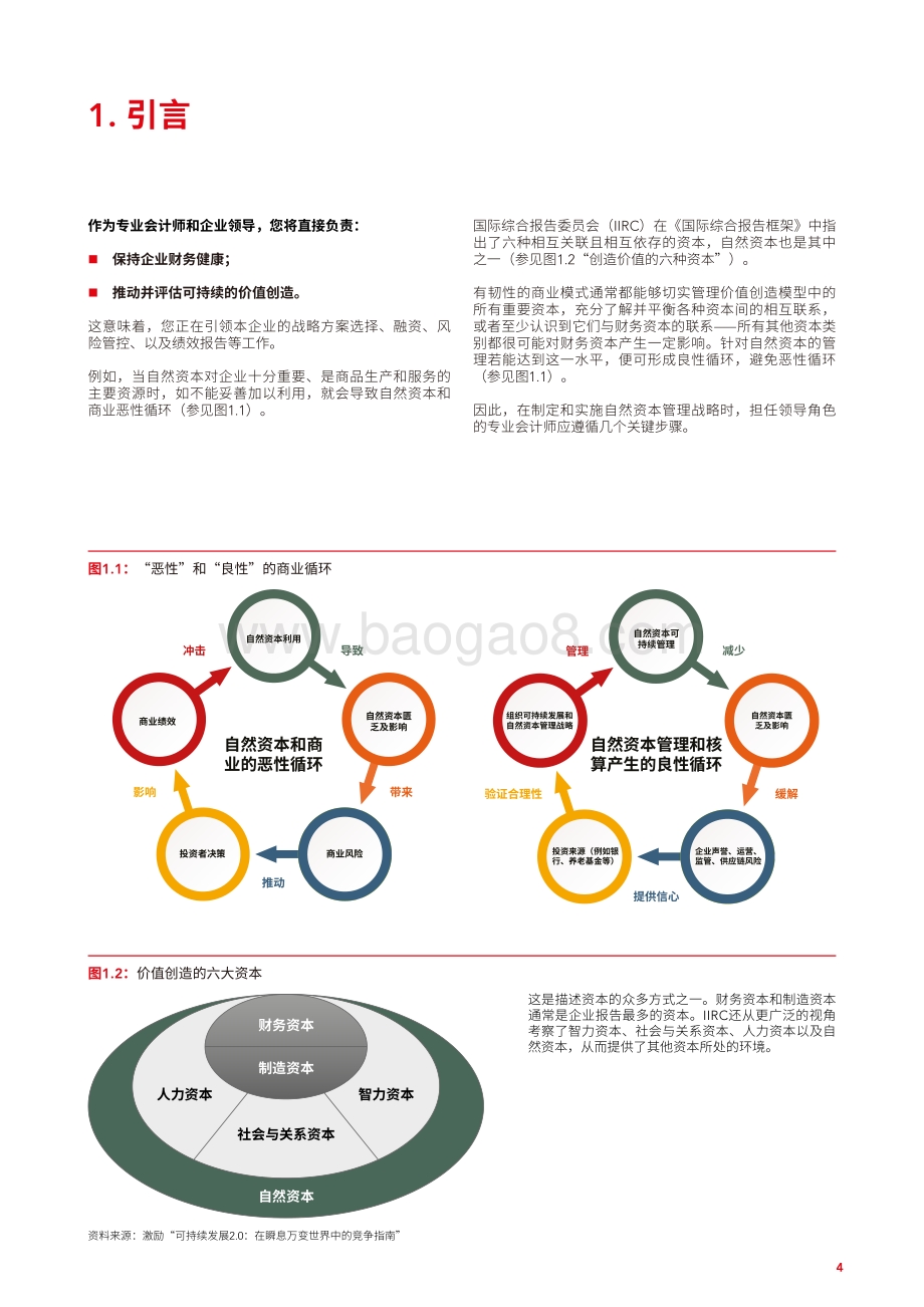 专业会计师用商业行动改善地球：面向企业领导者的自然资本管理简要指南.pdf_第4页