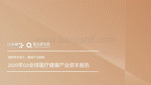 2020年Q3全球医疗健康产业资本报告.pdf