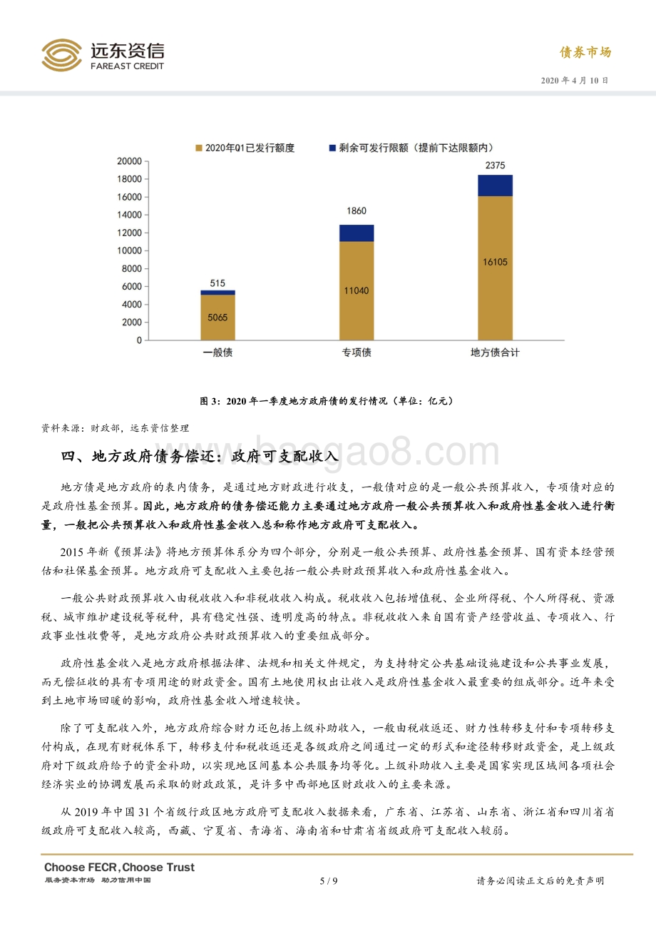 2020年中国地方政府债务现状及未来展望.pdf_第5页