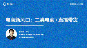 电商新风口：二类电商 直播带货.pdf