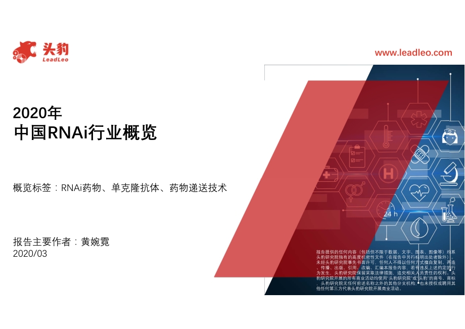 2020年中国RNAi行业概览.pdf_第1页