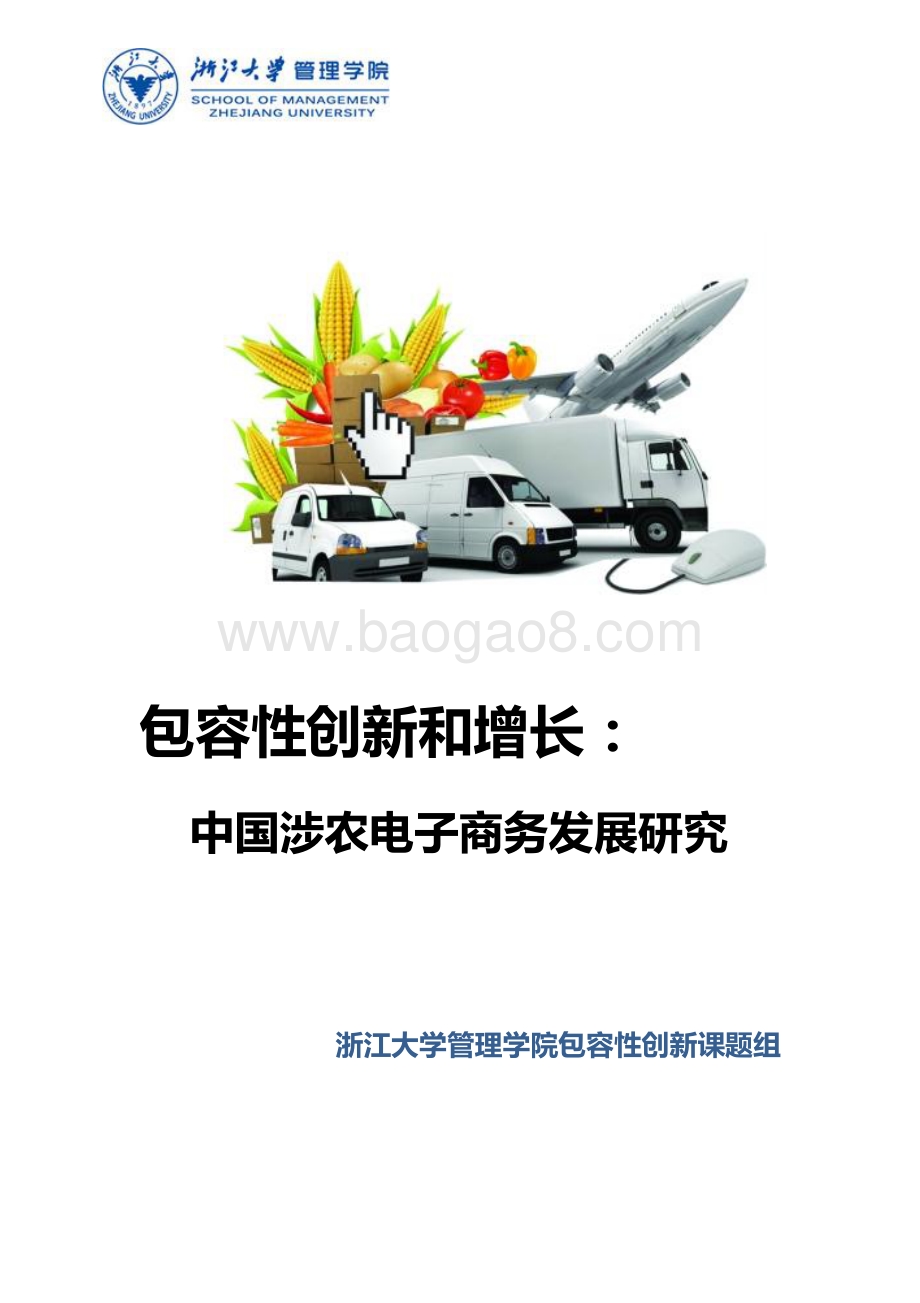 包容性创新和增长：中国涉农电子商务发展研究.pdf_第1页