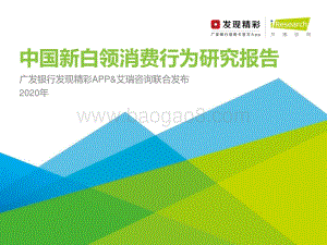 2020年中国新白领消费行为研究报告.pdf