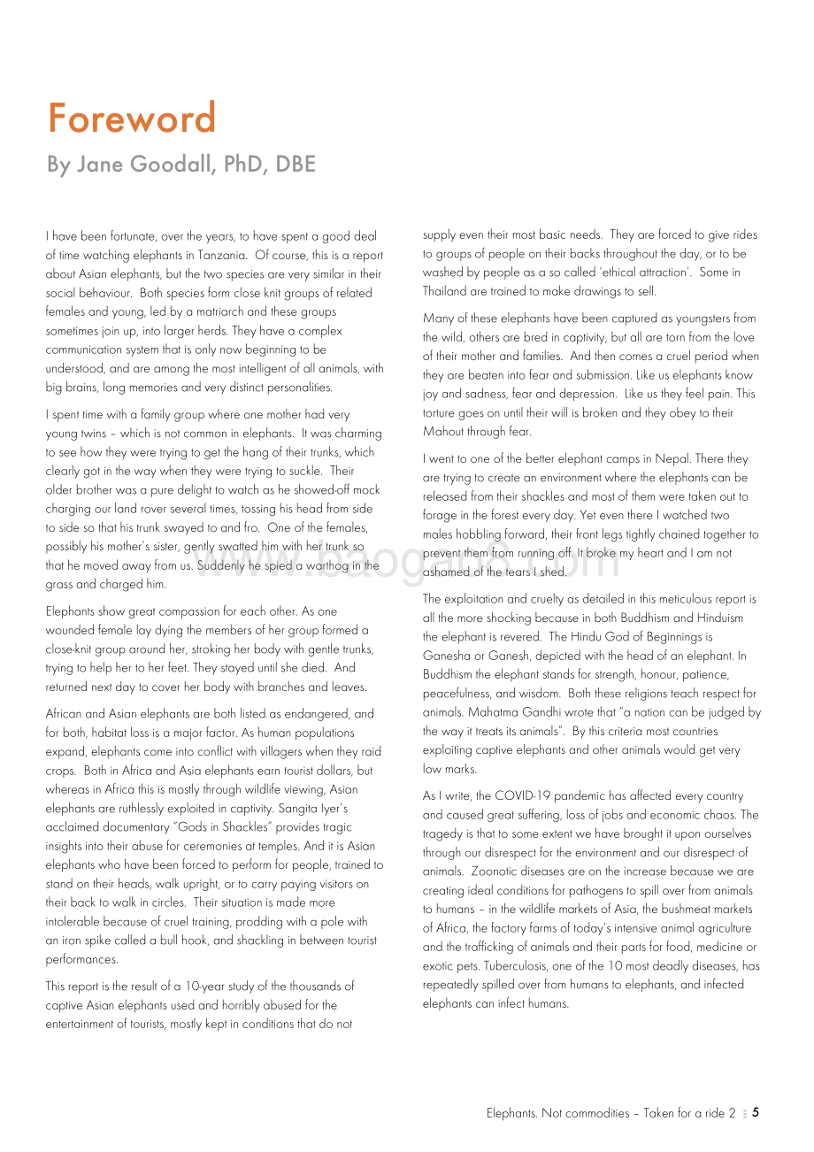 东南亚旅游从业大象福利现状调查：大象并非商品（英文版）.pdf_第5页