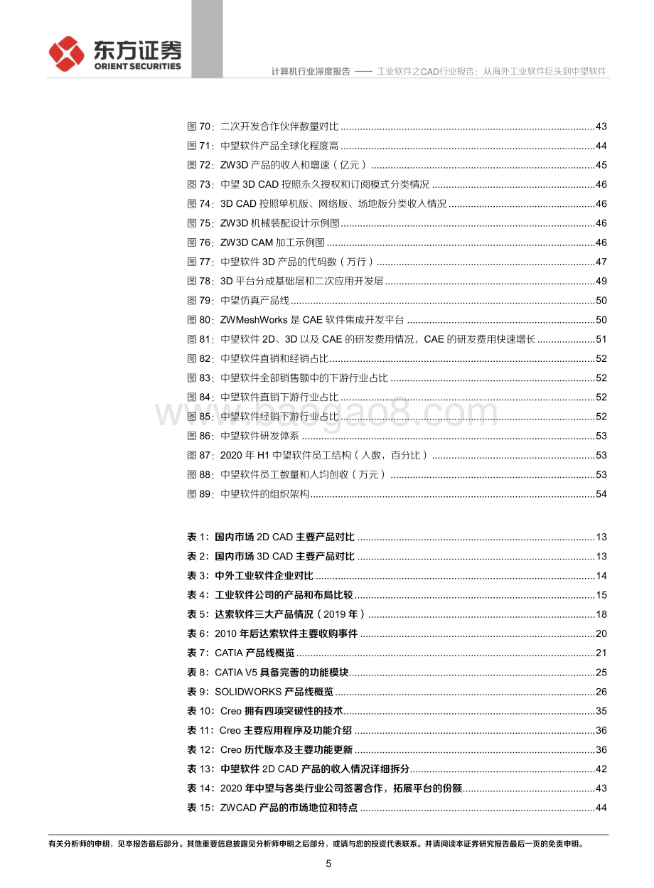 工业软件之CAD行业报告：从海外工业软件巨头到中望软件.pdf_第5页
