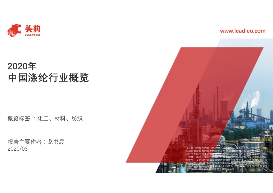 2020年中国涤纶行业概览.pdf_第1页